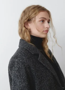 Abrigo Cruzado Jaspeado