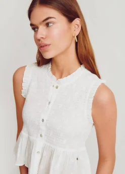 Blusa Smock Sin Mangas