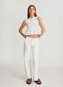 Blusa Smock Sin Mangas