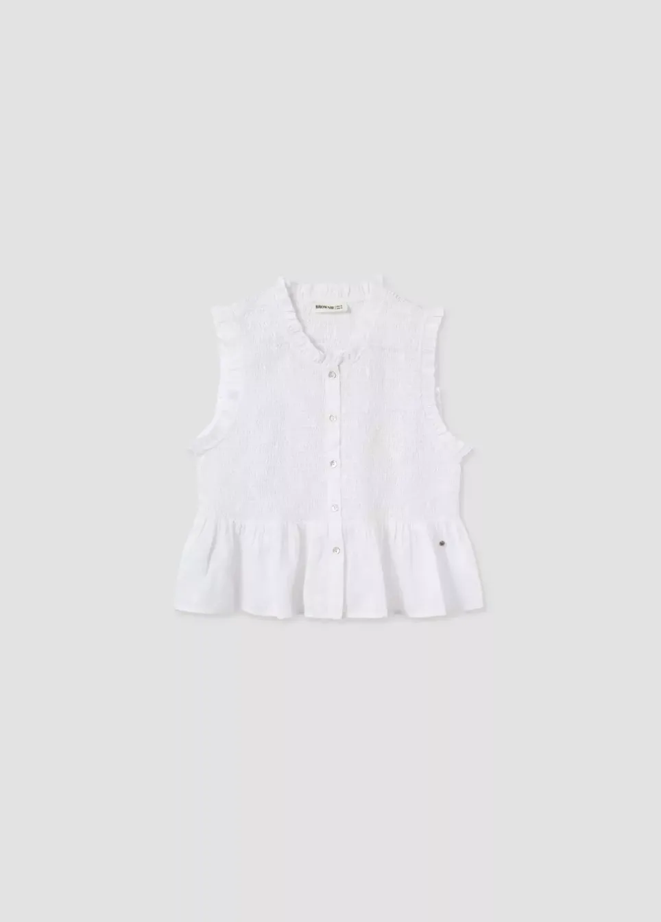 Blusa Smock Sin Mangas