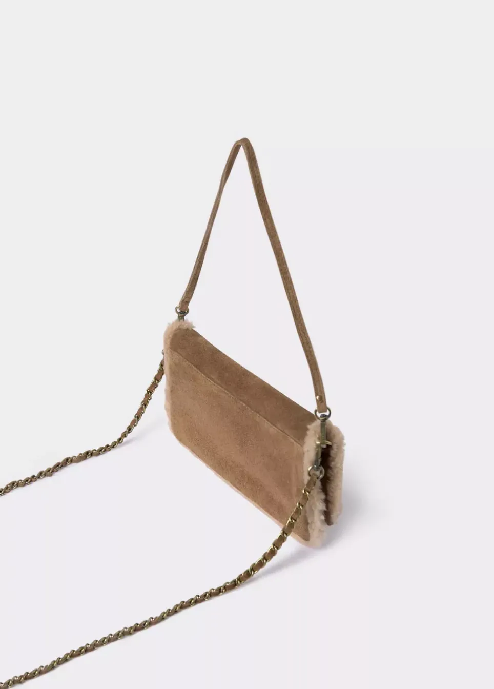 Bolso Doblefaz Acolchado Tachas Piel