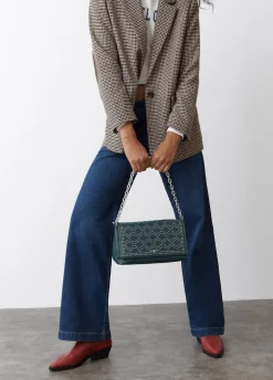 Bolso Mediano Solapa Tachas