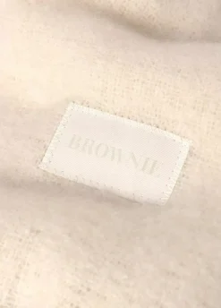 Bufanda Gruesa Estrecha Lisa Flecos