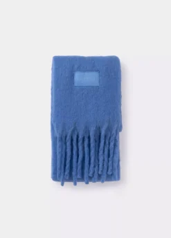 Bufanda Gruesa Estrecha Lisa Flecos