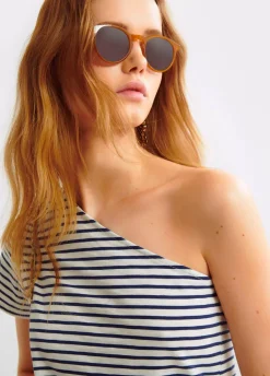 Camiseta Asimetrica Rayas