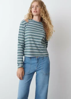 Camiseta Rayas Cut Out