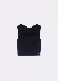 Camiseta Sin Manga Negra