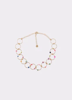 Collar Choker Aros Piedras
