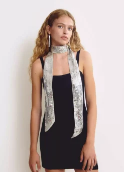 Collar Corbatero Lentejuelas