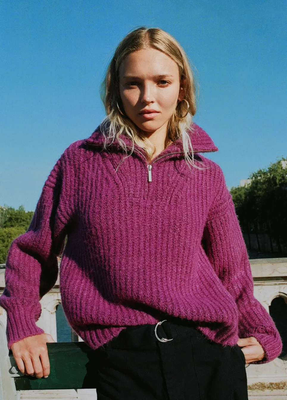 Jersey Cremallera Cuello