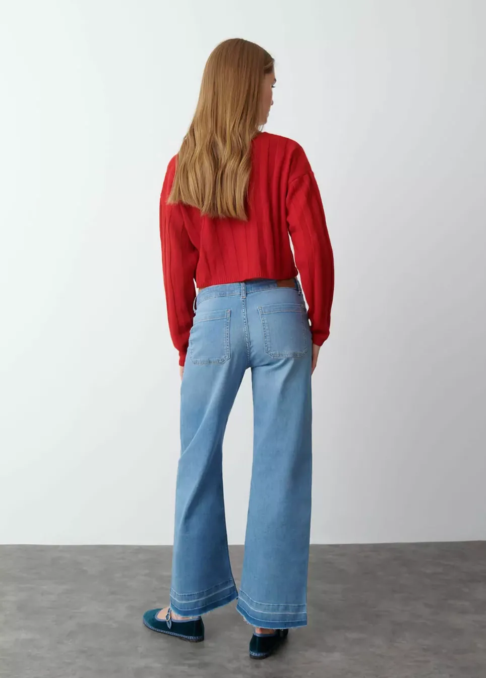 Jersey Cropped Cuello Pico