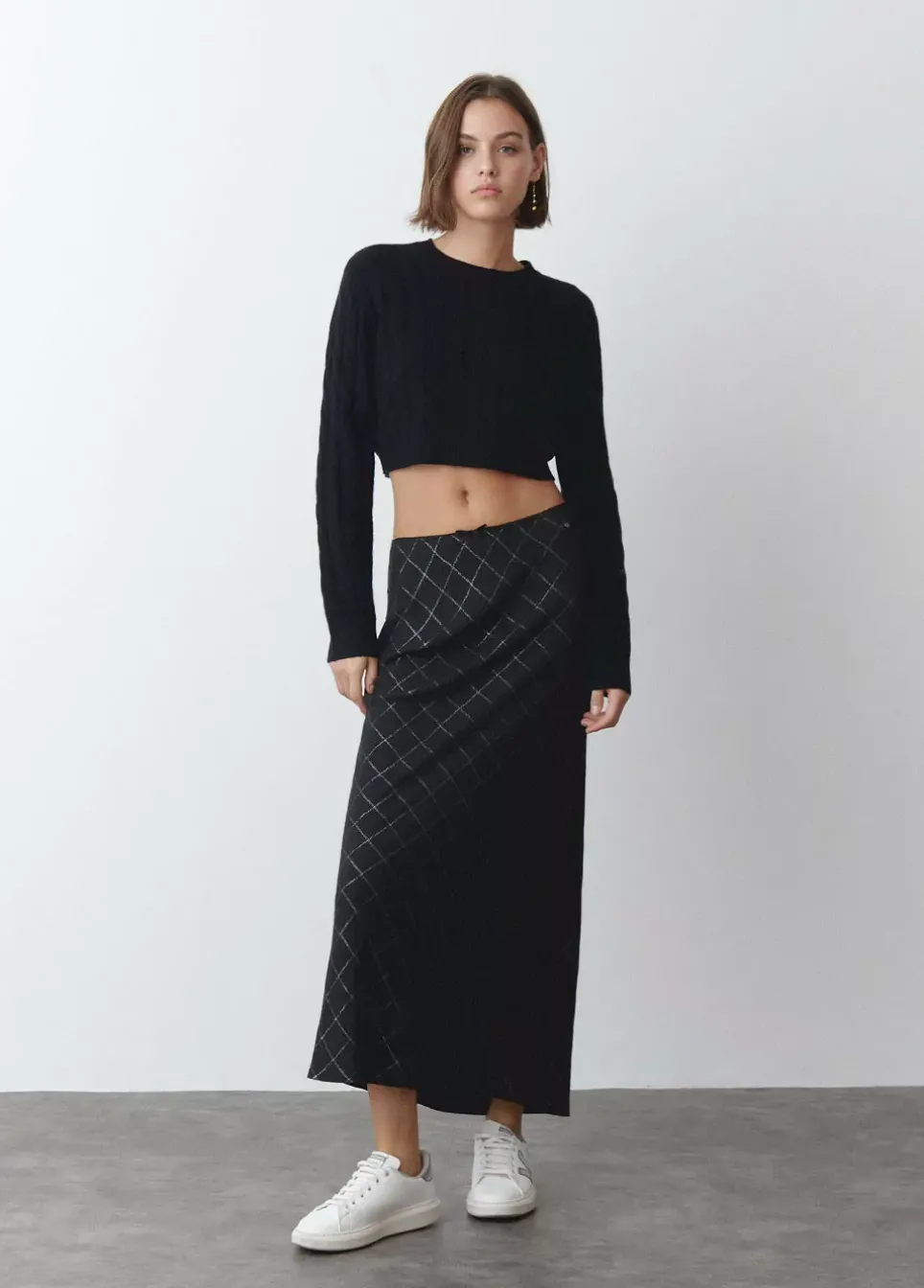 Jersey Cropped Trenzas