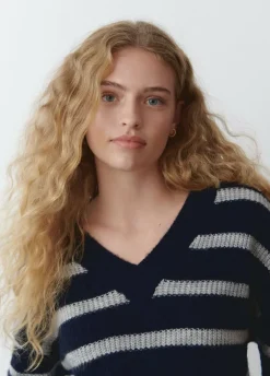 Jersey Cuello Pico Rayas