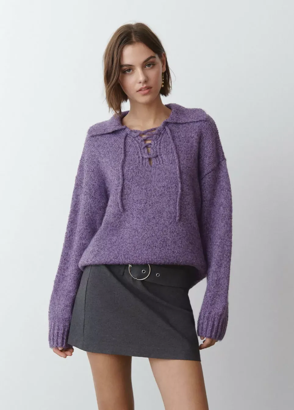 Jersey Cuello Polo Cuerdas