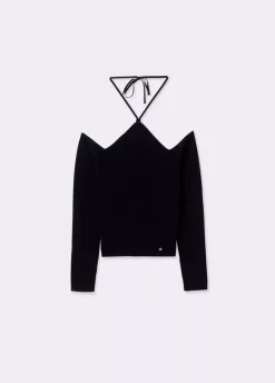 Jersey Escote Halter Atado