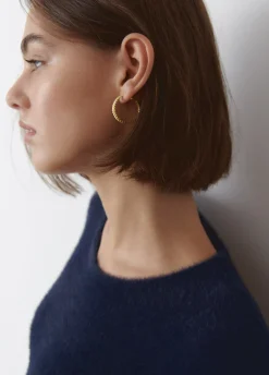 Pendiente Aro Trenza