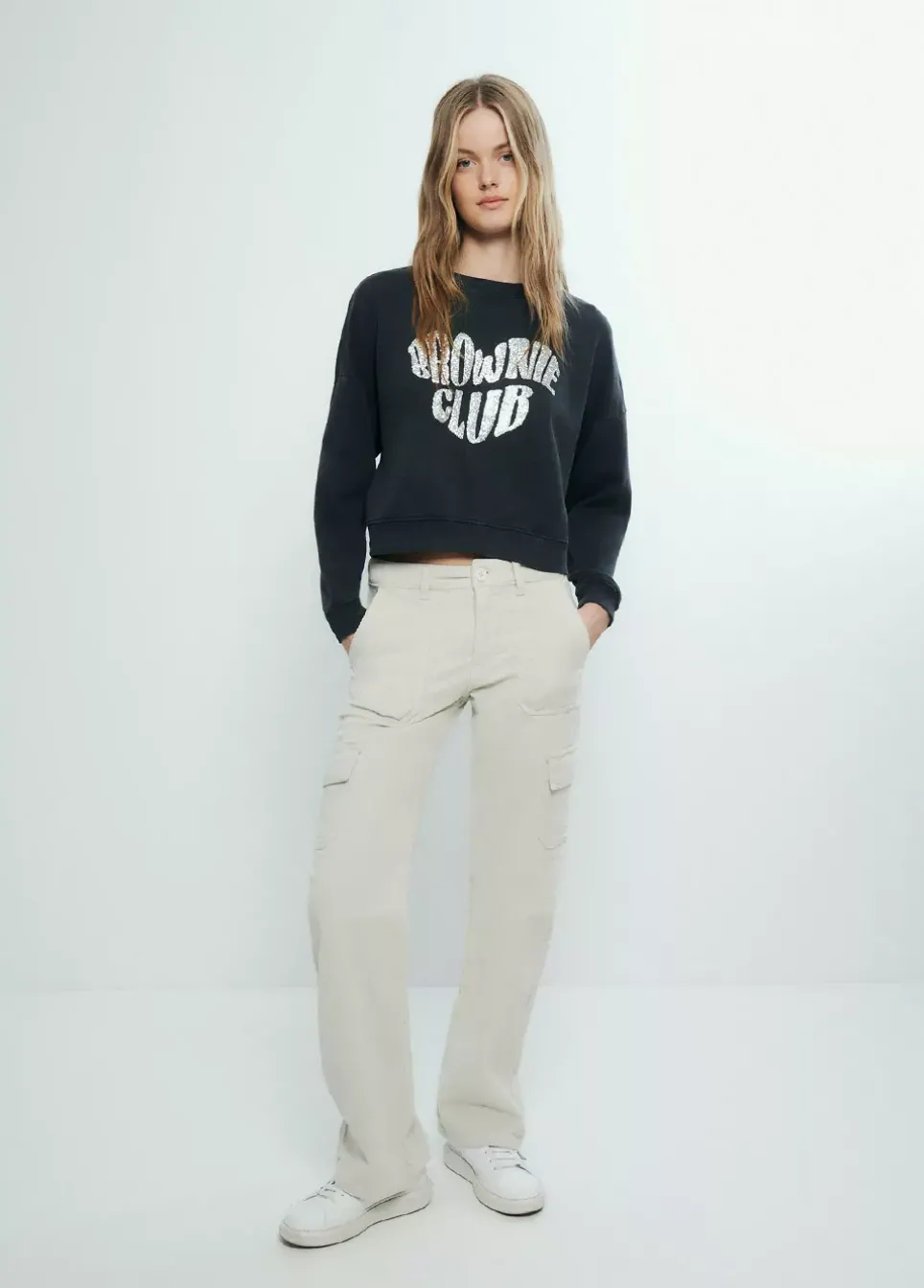 Sudadera Brownie Corazon Glitter