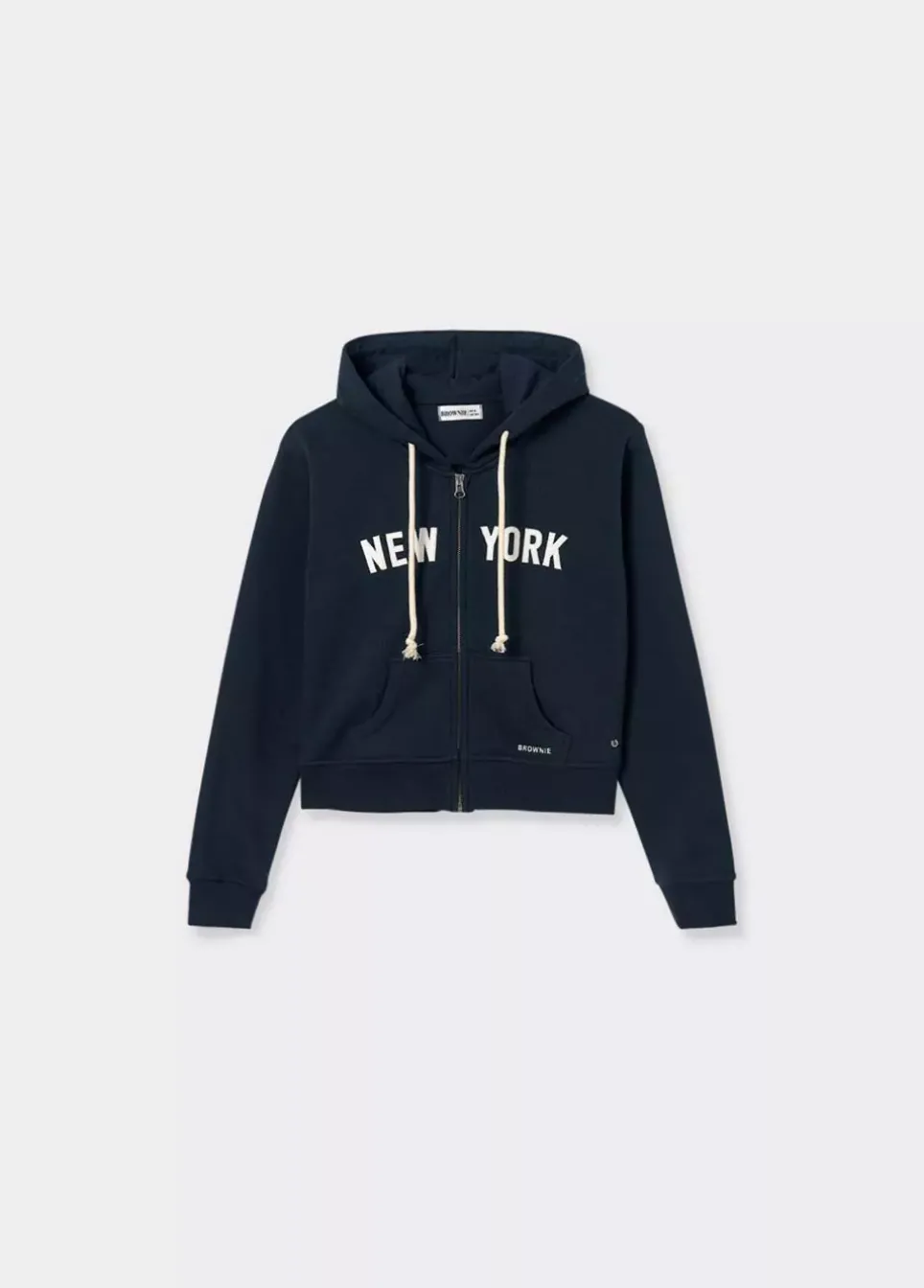 Sudadera Cremall Capucha New York