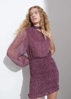 Vestido Asimetrico Choker