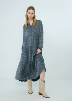 Vestido Largo Estampado