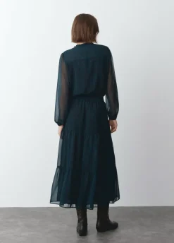 Vestido Largo Mancha Animal