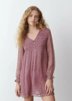 Vestido Smock Pecho Suelto